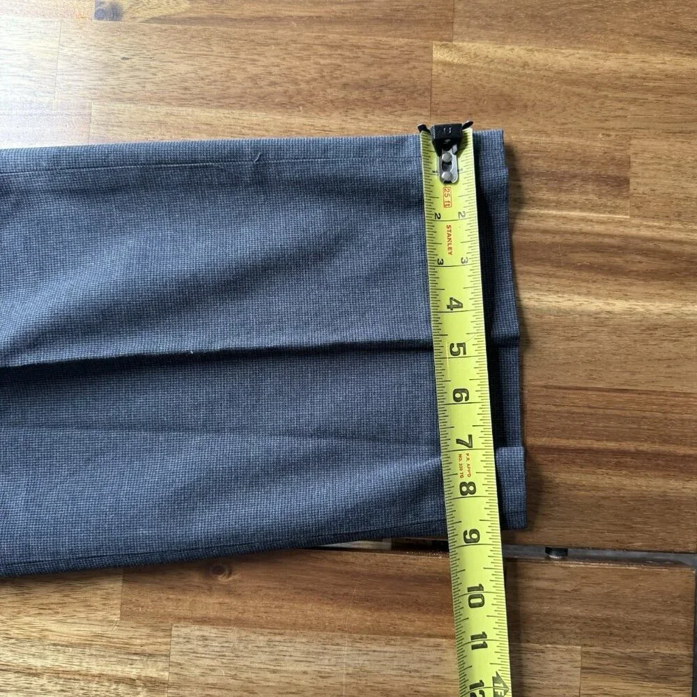 Banana Republic Dress Pants Mens 33X30 Gray 100% Cotton Modern Fit‎ Office Event